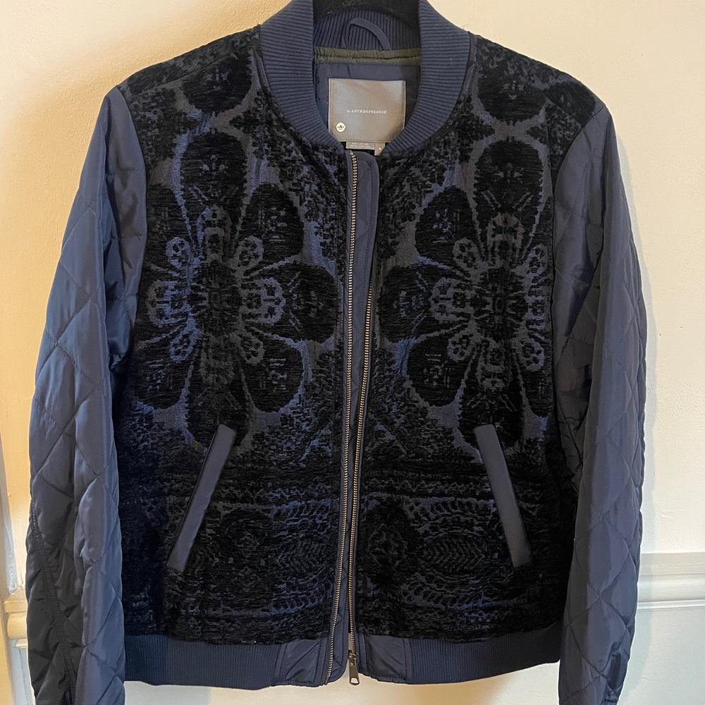 Anthropologie Navy Jacket